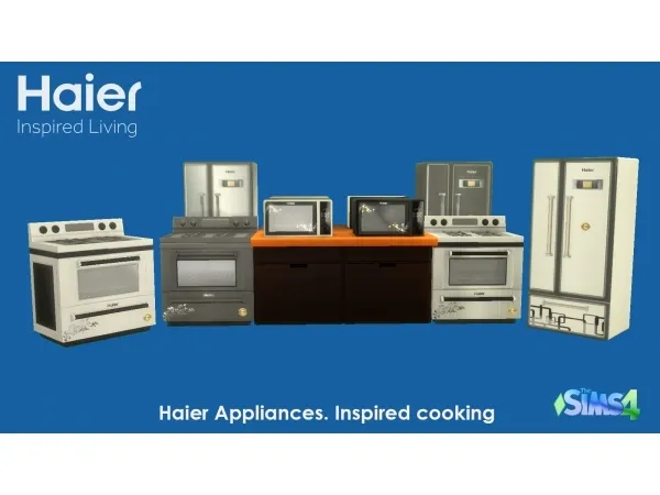 Maxis Match Haier Appliances by godspeed - The Sims 4 Custom Content