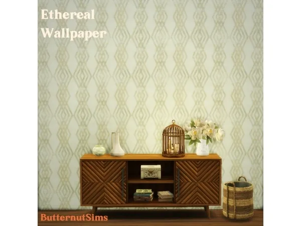 Alpha ethereal wallpaper by butternutsims - The Sims 4 Custom Content