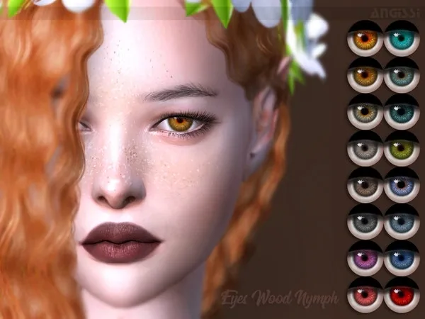 Alpha EYES Wood Nymph - The Sims 4 Custom Content