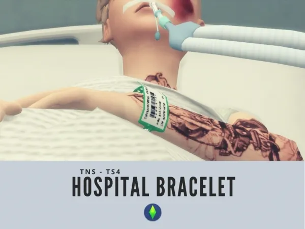 Alpha Hospital Bracelet - The Sims 4 Custom Content