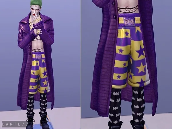 Joker (SuicideSquad) Bottom - The Sims 4 Custom Content