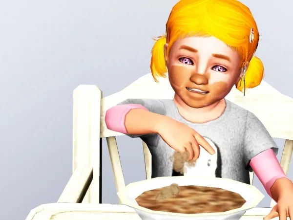 Foody face babe - The Sims 3 Custom Content