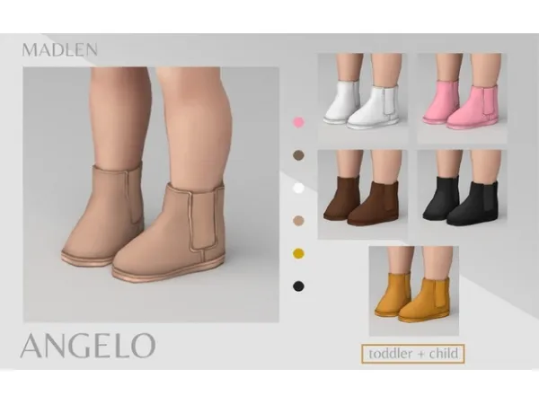 Alpha Madlen Angelo Boots - The Sims 4 Custom Content