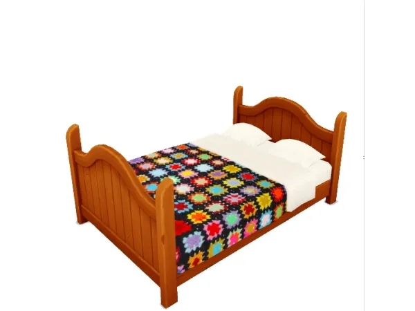 Maxis Match cosysims Cosy Beds with Patchwork Quilts - The Sims 4 Custom Content