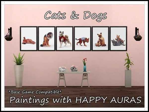 Alpha Cats Dogs MAXIS MATCH (Base Game Compatible) - The Sims 4 Custom Content