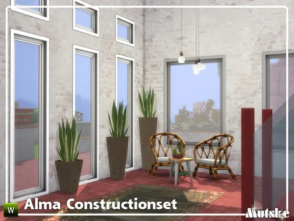 Maxis Match Alma Constructionset Part 6 - The Sims 4 Custom Content