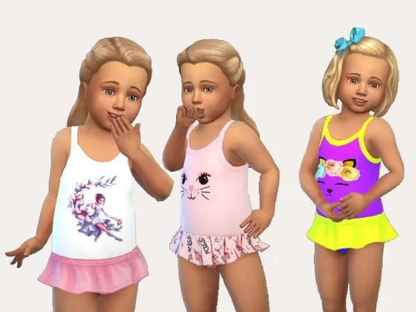 Mix Toddler swimwear Seasons needed - The Sims 4 Custom Content