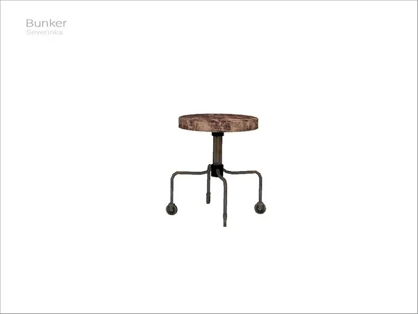 [Bunker] desk chair - The Sims 4 Custom Content