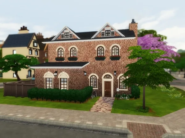Alpha European Townhouse Ready For a Rent Out to Students No - The Sims 4 Custom Content