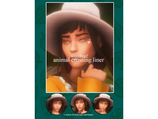 Maxis Match animal crossing liner - The Sims 4 Custom Content