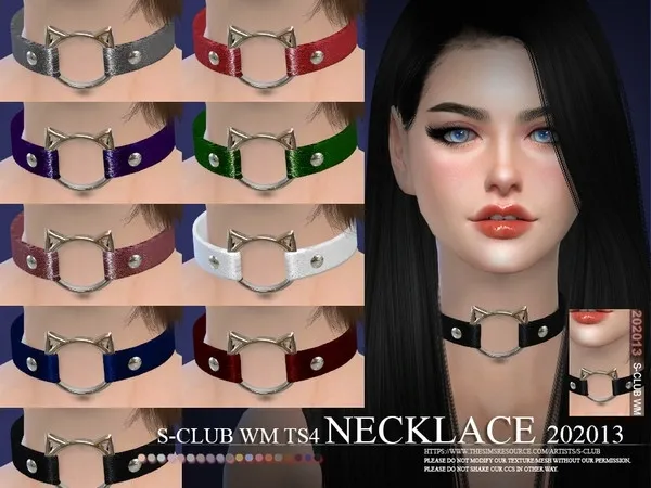 Alpha S Club WM Necklace 202013 - The Sims 4 Custom Content