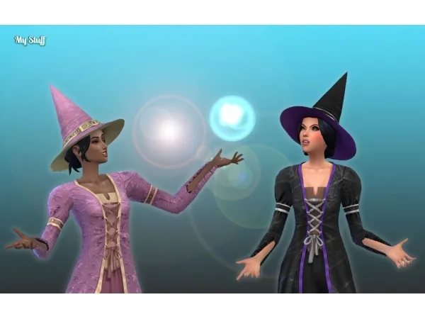 Maxis Match Witch Hat - The Sims 4 Custom Content