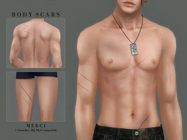 Mix Body Scars - The Sims 4 Custom Content