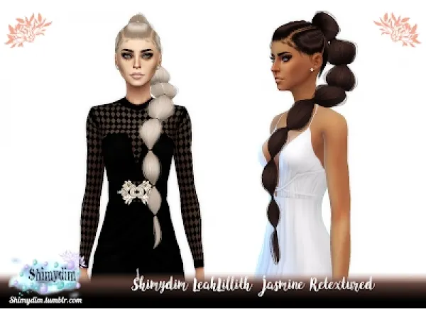 Alpha S4 LeahLillith Jasmine Retexture Naturals Unnaturals - The Sims 4 Custom Content