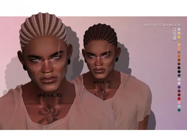 Alpha Nightcrawler Dexter (HAIR) - The Sims 4 Custom Content