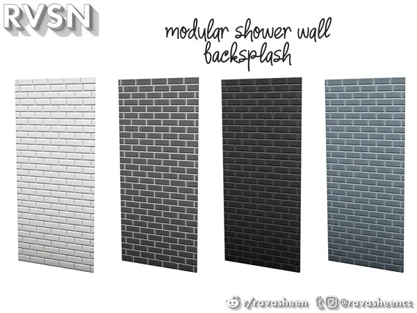 Keep It Clean Backsplash Wall - The Sims 4 Custom Content