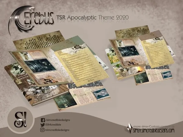 Erebus torn books - The Sims 4 Custom Content