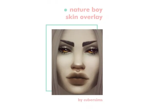 Alpha NATURE BOY SKIN OVERLAY - The Sims 4 Custom Content
