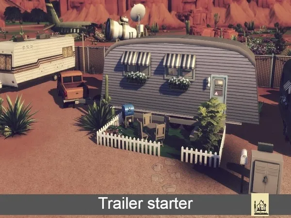 Alpha Trailer starter - The Sims 4 Custom Content