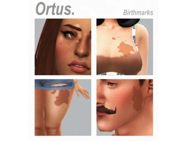 Maxis Match birthed marks 4 u and me - The Sims 4 Custom Content