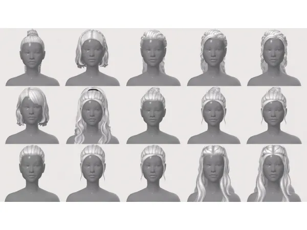 Alpha recolor dump of aharris00britney in qwertysims modified maxis - The Sims 4 Custom Content