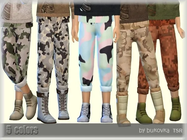 Maxis Match Pants Apocalypse child - The Sims 4 Custom Content