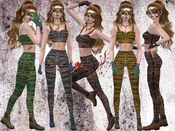 Alpha Apocalypse bodysuit (Base game) - The Sims 4 Custom Content