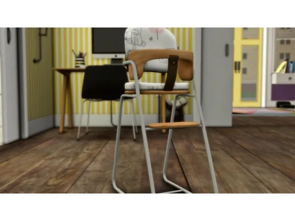 Alpha Belco Tibu High Chair - The Sims 4 Custom Content