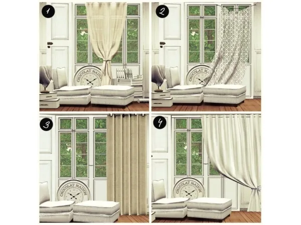 MY FAVOURITE CURTAINS AND BLINDS - The Sims 3 Custom Content