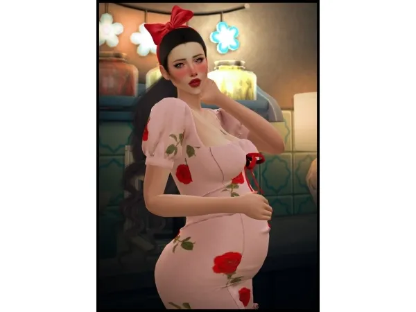 Alpha New Pose Pack Pregnancy 4 by cassandragrusel86 - The Sims 4 Custom Content