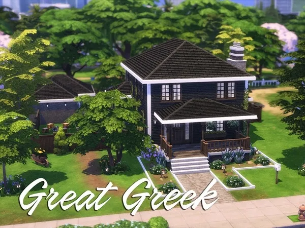 Alpha Great Greek - The Sims 4 Custom Content