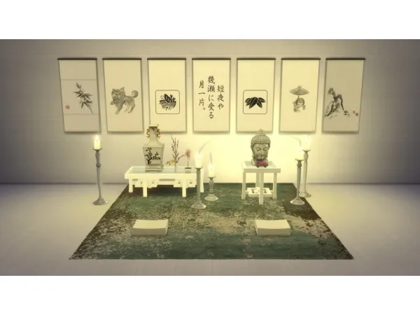 Alpha Lemme Meditate On It (New Meditation Stools) - The Sims 4 Custom Content