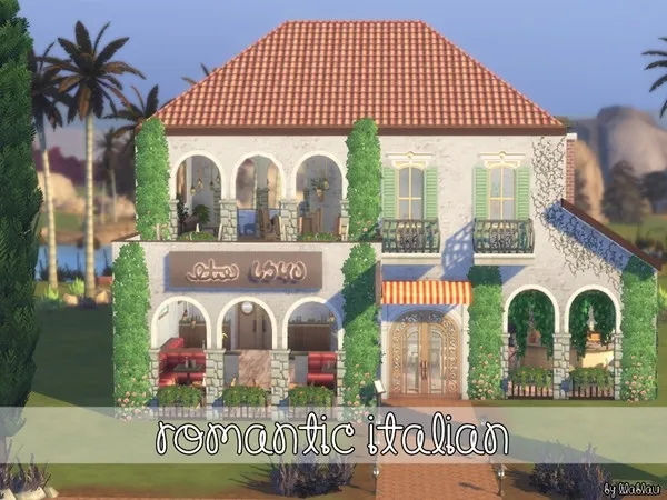 Alpha Romantic Italian NoCC - The Sims 4 Custom Content