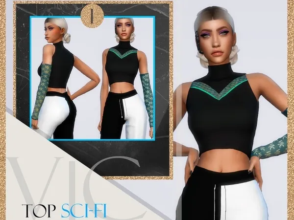 Alpha TOP APOCALYPSE SCI FI I VC - The Sims 4 Custom Content
