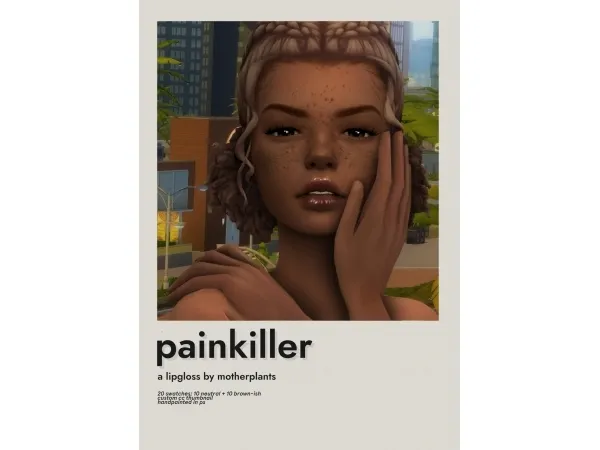 Maxis Match painkiller lipgloss - The Sims 4 Custom Content