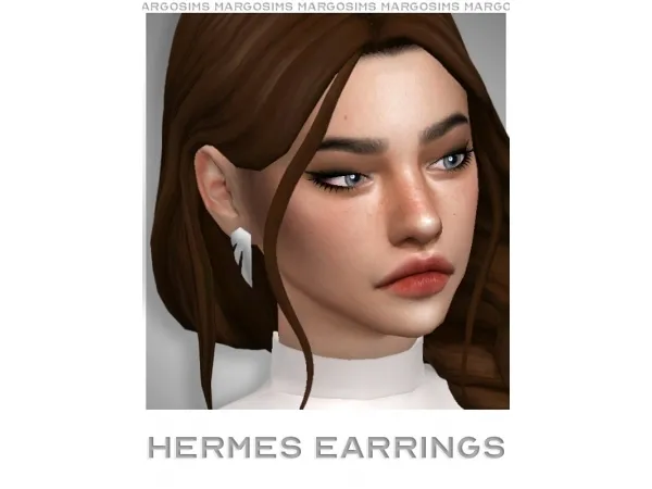Maxis Match Hermes Earrings - The Sims 4 Custom Content