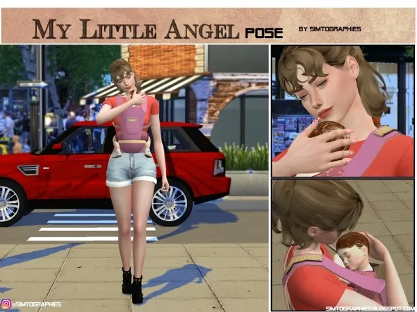 Alpha My Little Angel (Pose) - The Sims 4 Custom Content