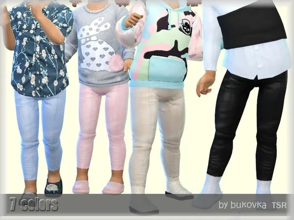 Alpha Leather Pants - The Sims 4 Custom Content