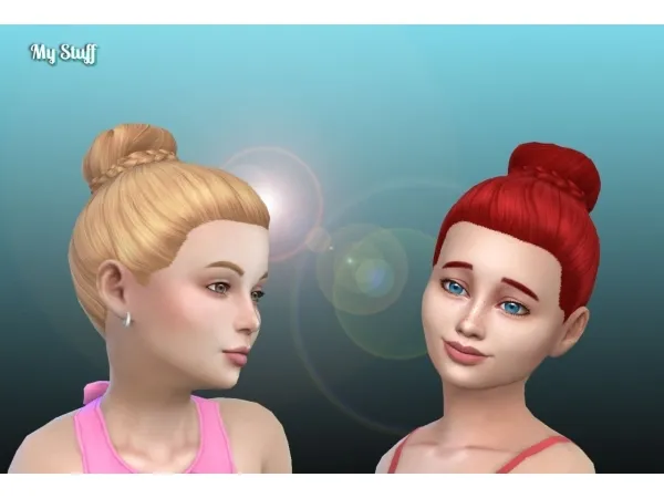 Maxis Match Ballet Bun - The Sims 4 Custom Content