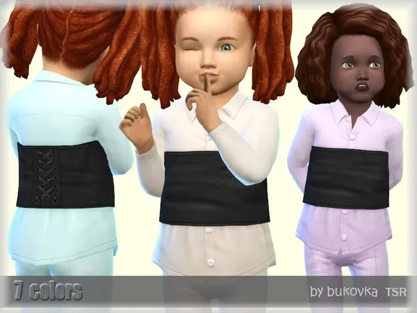 Maxis Match Shirt Corset - The Sims 4 Custom Content