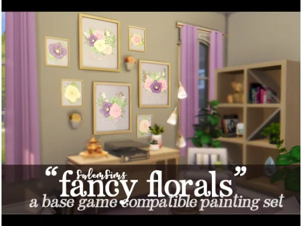 Maxis Match Fancy Florals - The Sims 4 Custom Content