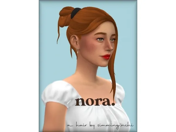 Maxis Match Nora a hair - The Sims 4 Custom Content