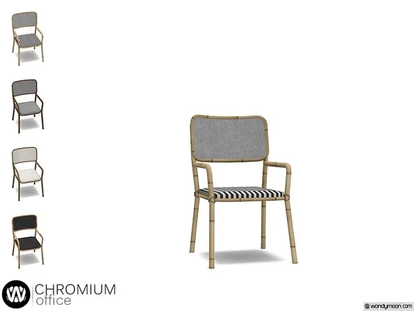 Chromium Desk Chair - The Sims 4 Custom Content