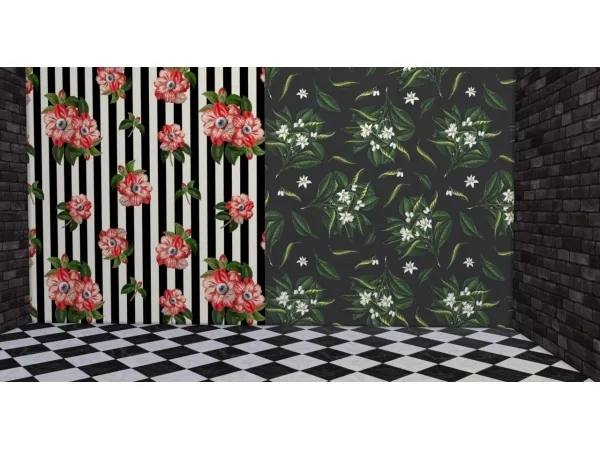 Alpha Idoa Walls - The Sims 4 Custom Content