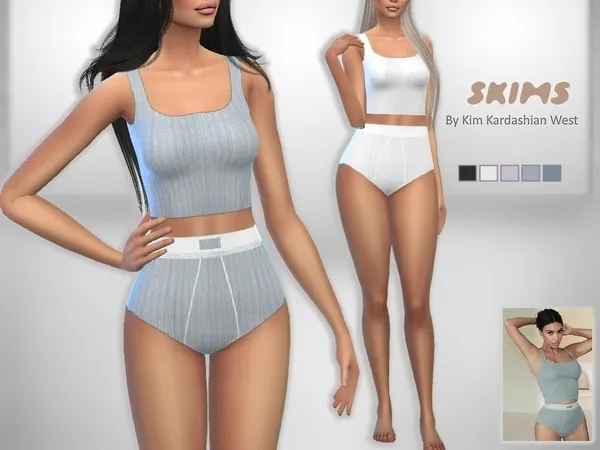 Alpha Skims Loungewear - The Sims 4 Custom Content
