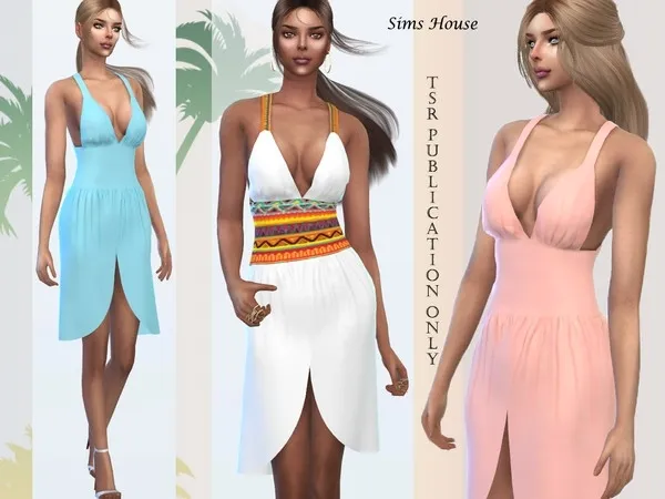 Alpha Dress Sulani - The Sims 4 Custom Content
