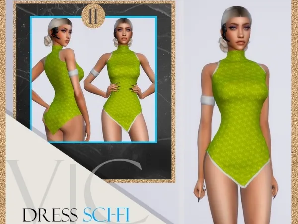 Alpha DRESS APOCALYPSE SCI FI II VC - The Sims 4 Custom Content