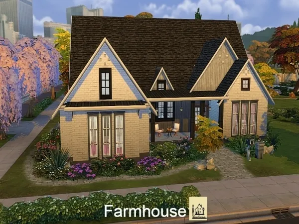 Alpha Farmhouse1 - The Sims 4 Custom Content