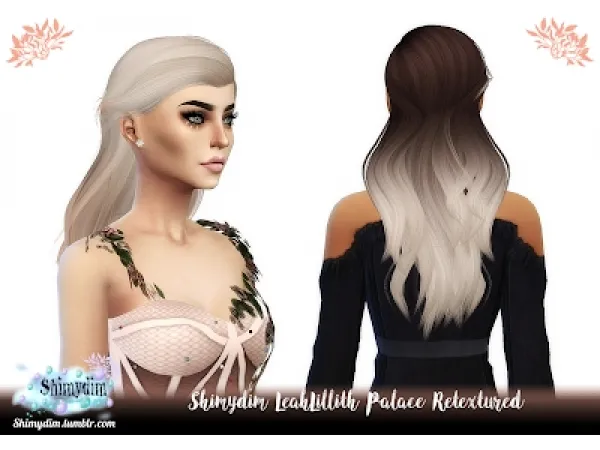 Alpha S4 LeahLillith Palace Retexture Ombre Naturals Unnaturals - The Sims 4 Custom Content