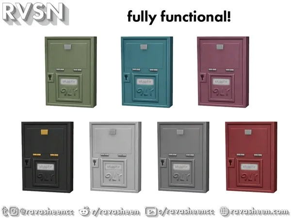 Shut The Front Door Mailbox - The Sims 4 Custom Content